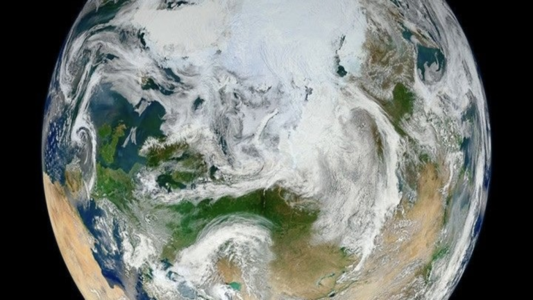 Global GNSS measurements indicate that Earth's solid surface became slightly less flattened between 1997 and 2015, as polar uplift increased while equatorial regions subsided.