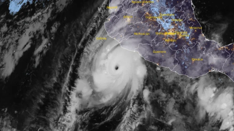 Satellite image of Hurricane Polo at 0900 UTC on September 24, 2026