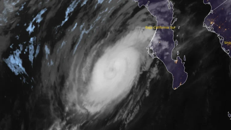 Satellite image of Hurricane Polo at 1150 UTC on September 28, 2026