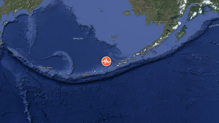 epicenter m6.4 earthquake fox islands aleutian islands alaska september 17 2026