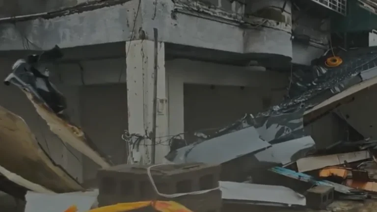 Damage caused by Typhoon Champi in Taiwan on October 24, 2026