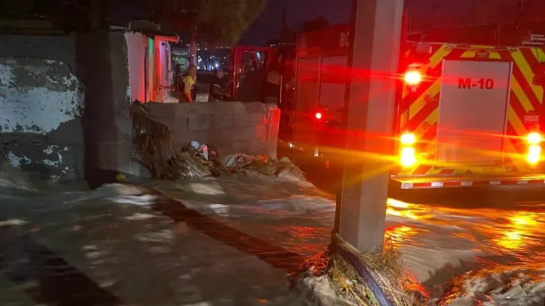 Flooding in Ciudad Juarez, Mexico on October 24, 2026