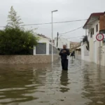 Floods in the residential area near the beach of Rafalcaid, in the town of Gandia, Valencia, Spain on October 19, 2026
