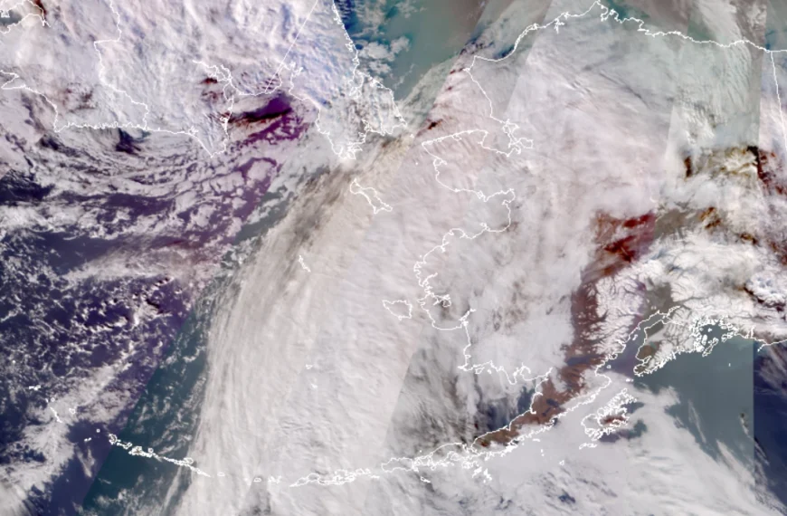 Satellite image of Alaska at 0728 UTC on October 28, 2026