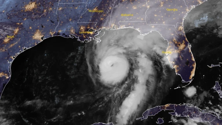 Satellite image of Hurricane Isaias at 11:00 UTC on October 9, 2026. Credit: NOAA/GOES-19, RAMMB/CIRA, The Watchers