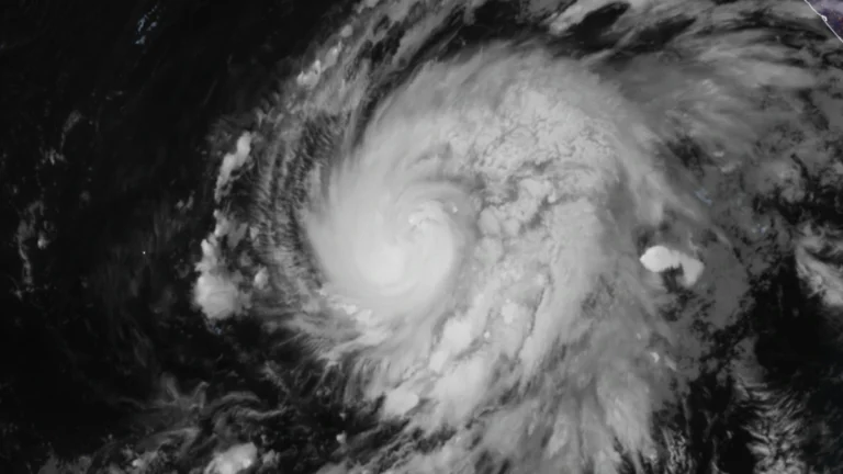 Satellite image of Hurricane Vance at 1210 UTC on October 23, 2026