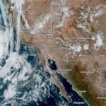 Satellite image of southwest U.S. at 1720 UTC on October 20, 2026