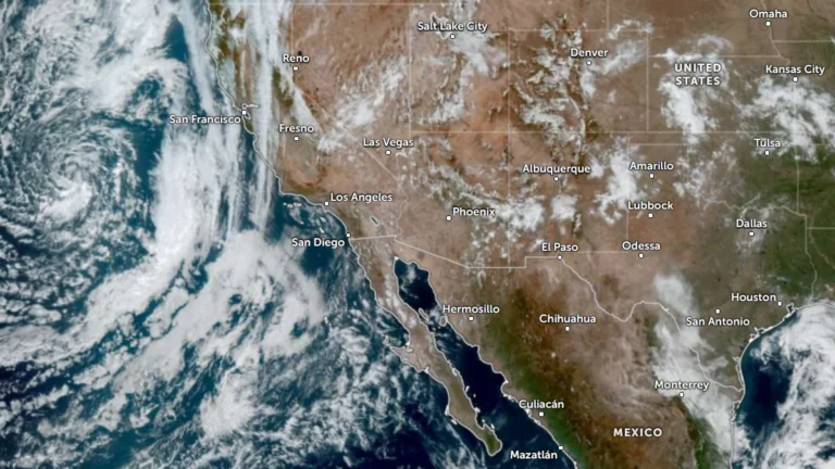 Satellite image of southwest U.S. at 1720 UTC on October 20, 2026