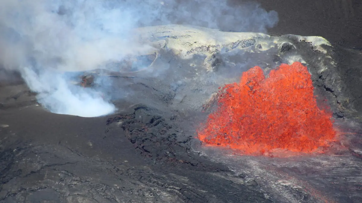 Episode 54 of lava fountaining at Kīlauea summit began on August 25, 2026.