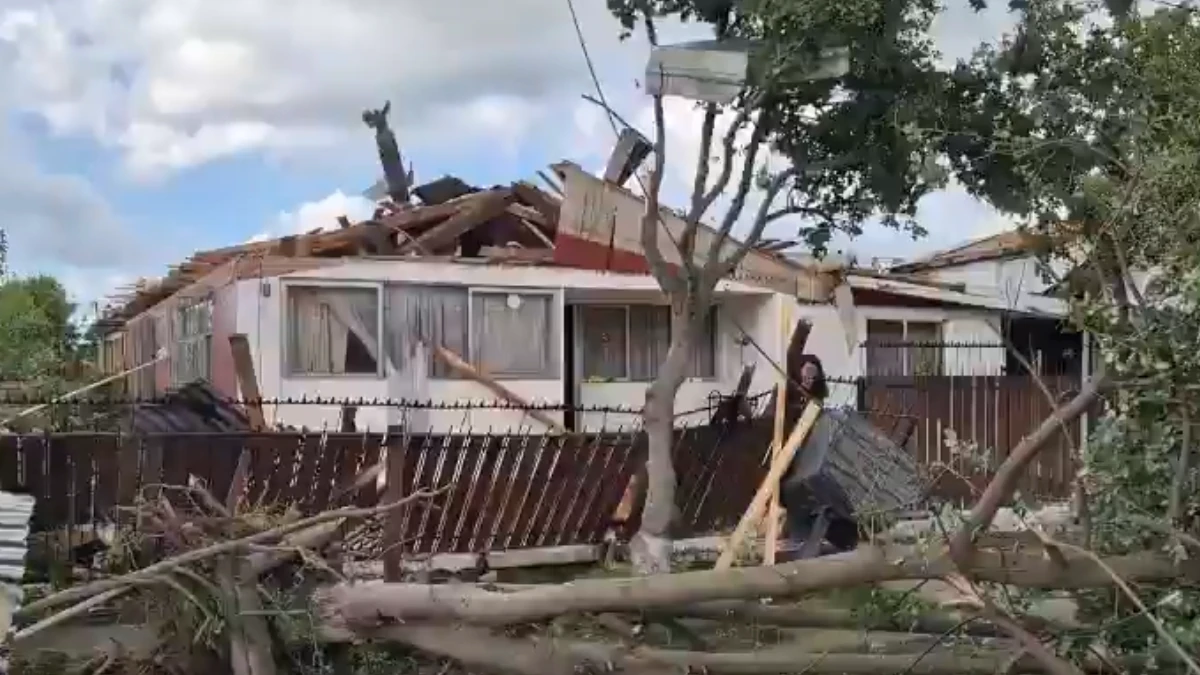 Tornado damage in Requinoa, Chile October 27, 2026