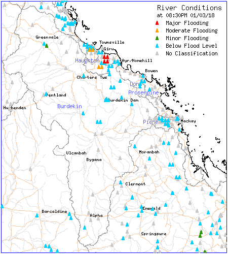 River conditions Queensland