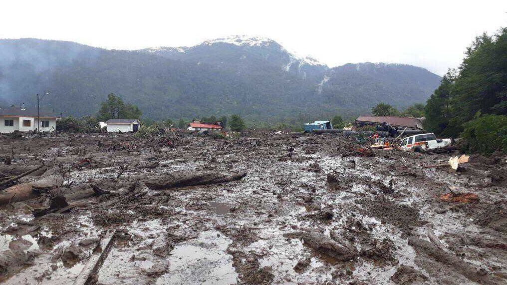 Villa Santa Lucía mudslide, Chile - December 16, 2017.