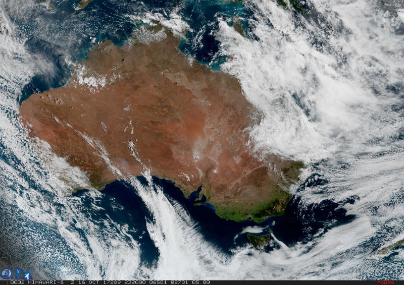 Australia at 23:20 UTC on October 16, 2017