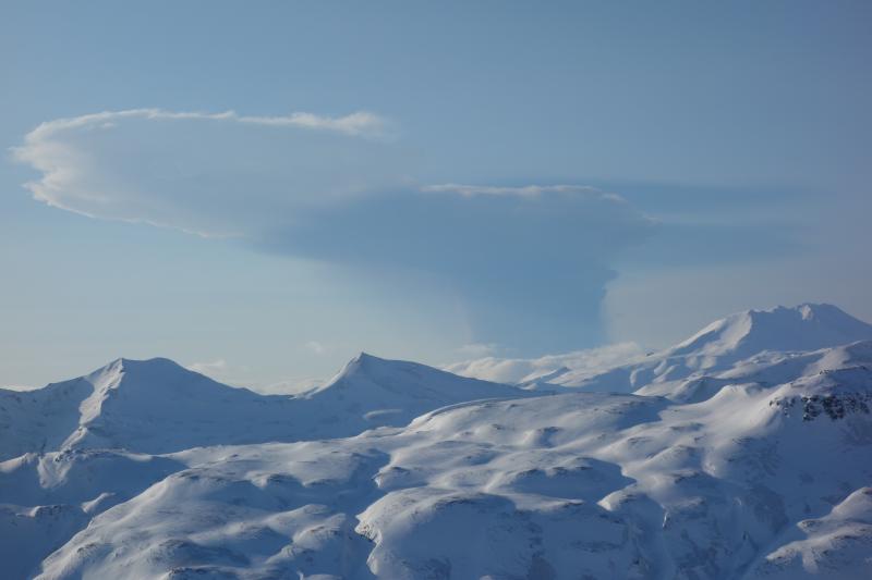 Eruption of Bogoslof volcano on February 20, 2017