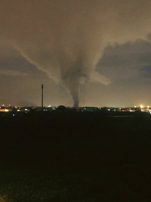 Tornado in Campania, Italy on March 12, 2018 by Daniela Vito