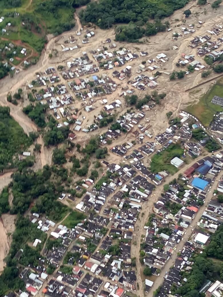 Colombia landslide aftermath - April 2017