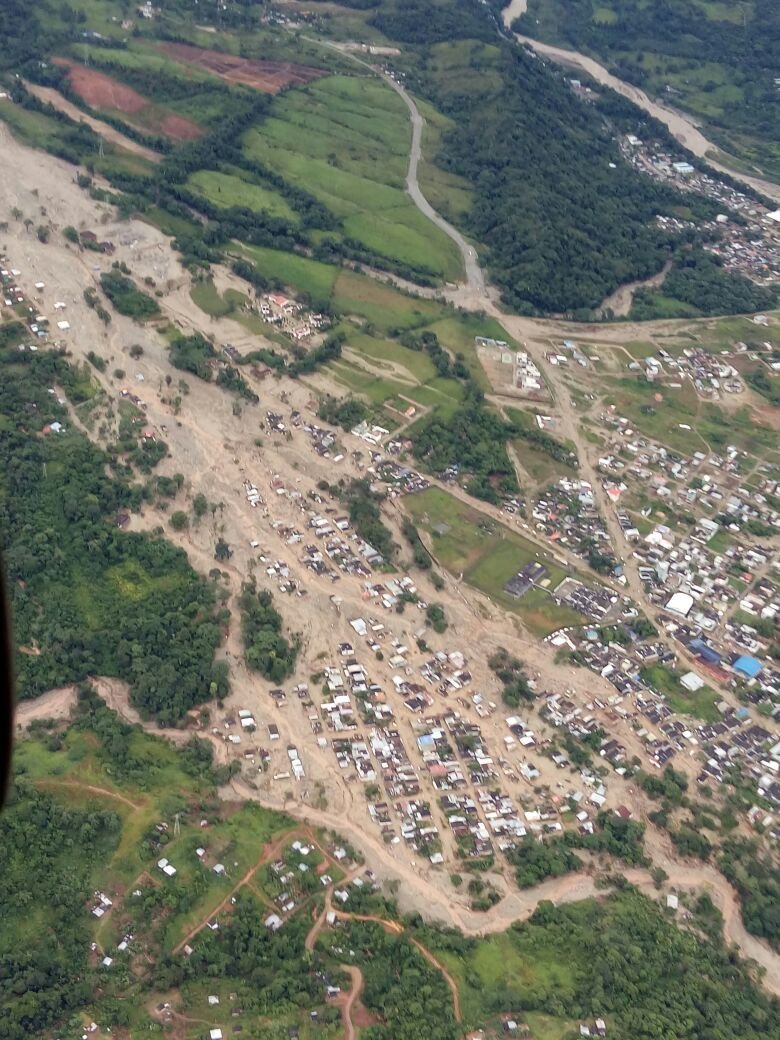Colombia landslide aftermath - April 2017