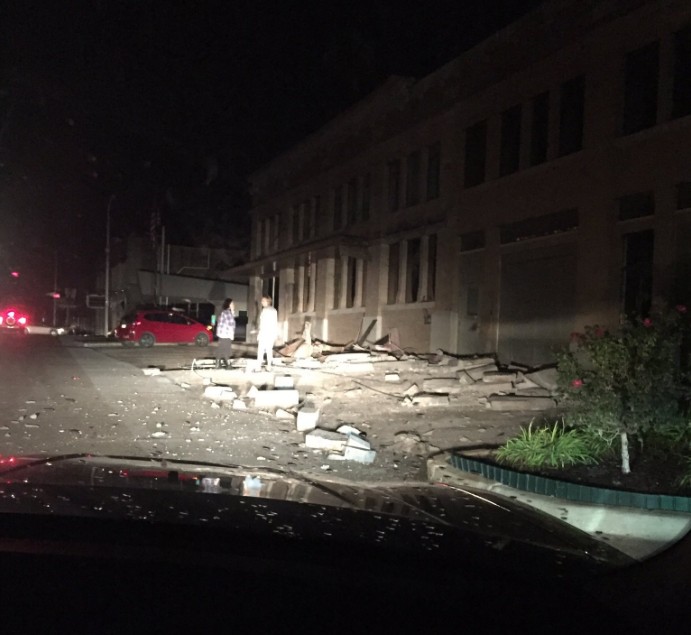 Cushing, Oklahoma - Damage after M5.0 earthquake on November 7, 2016 (UTC)