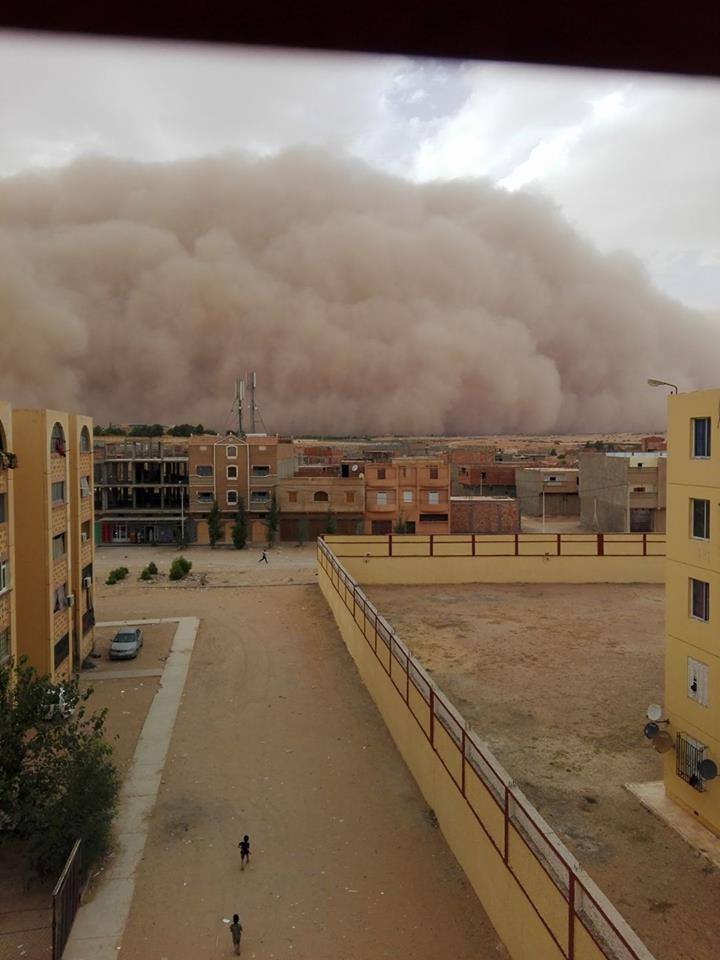 Dust storm Algeria - September 15, 2017