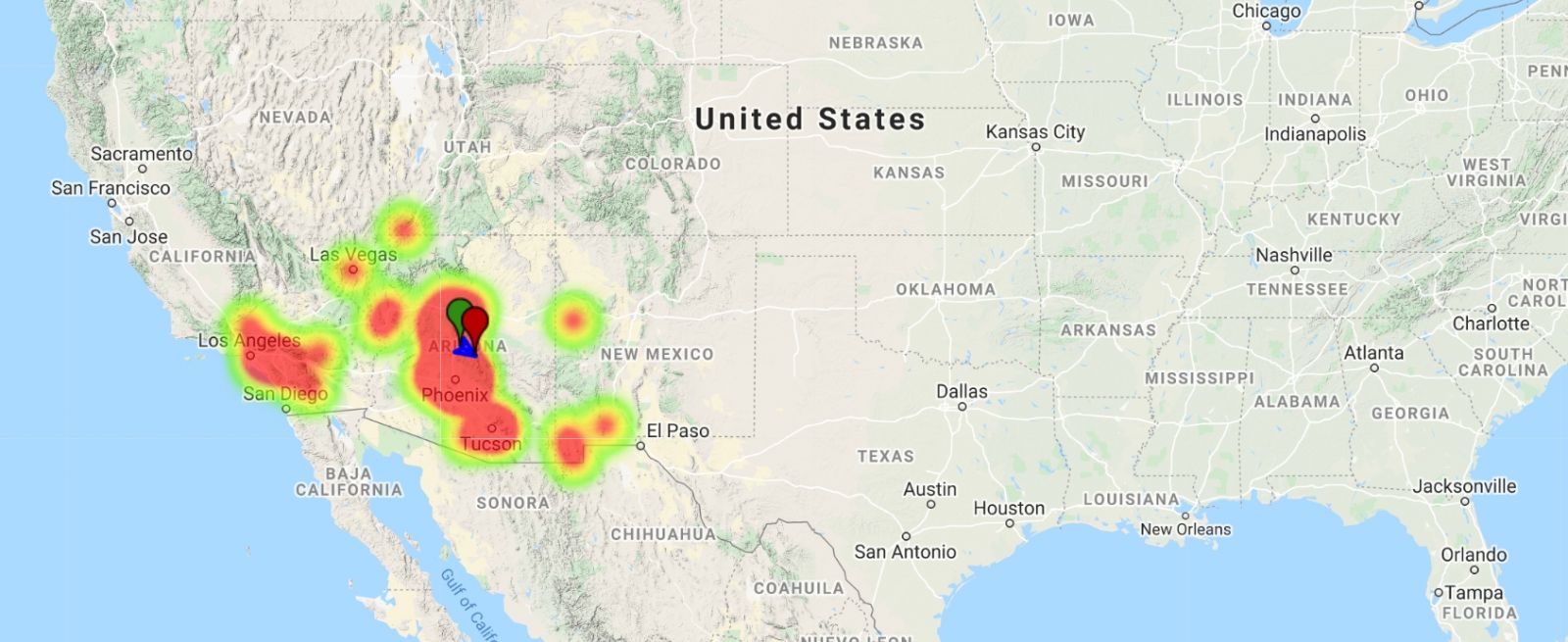 fireball-heatmap-feb-26-2020-southwest-US