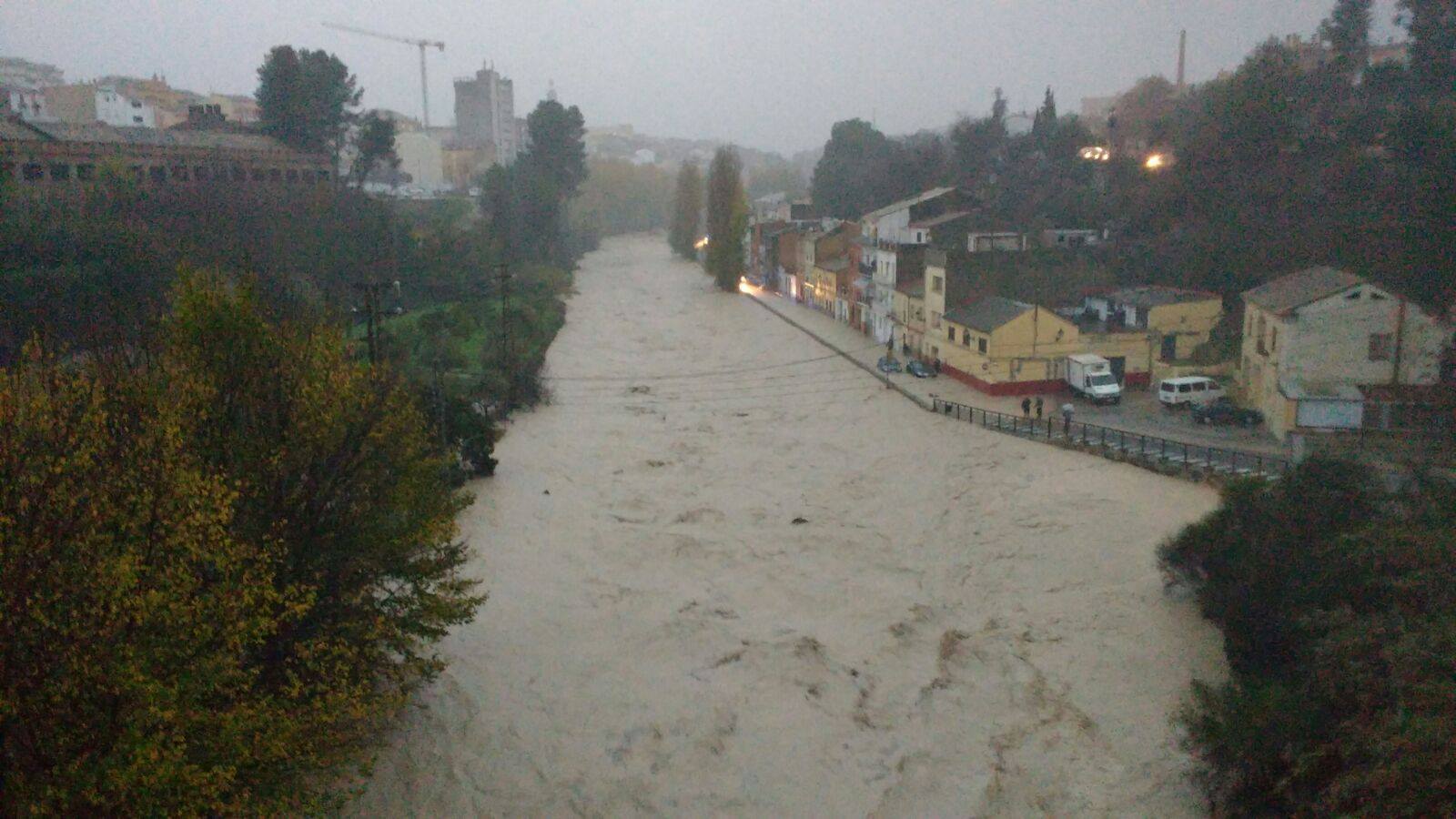 Flooding in the Albaida valley, Spain, December 20, 2016