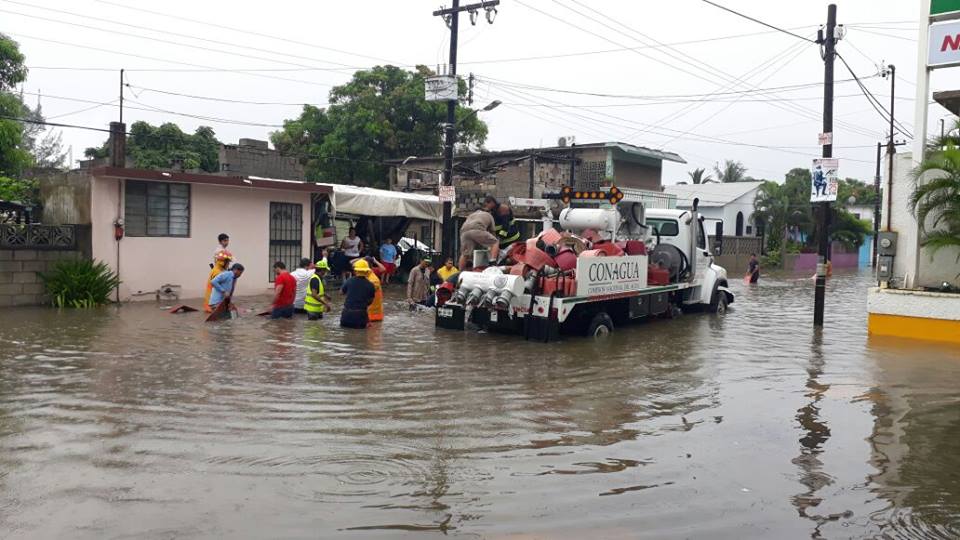 Floods in Madero, Tamaulipas, Mexico - October 2017
