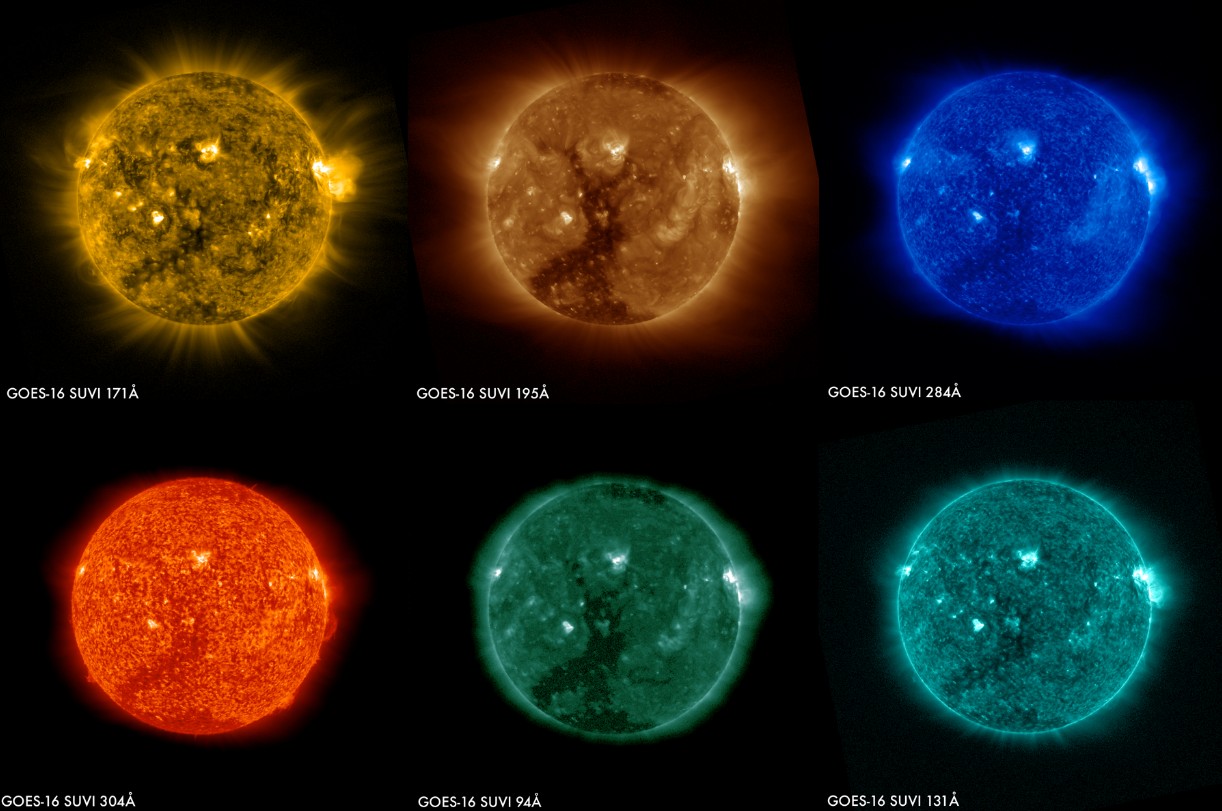 SUVI captures its first images of the Sun