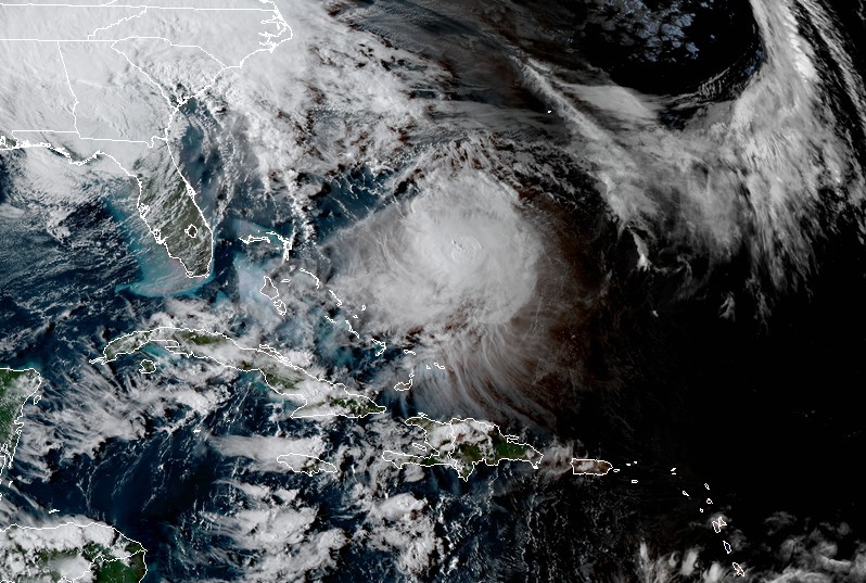 Hurricane Jose at 21:45 UTC on September 11, 2017