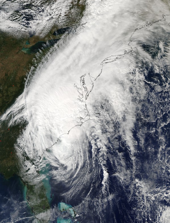 Hurricane Matthew at 18:20 UTC on October 8, 2016