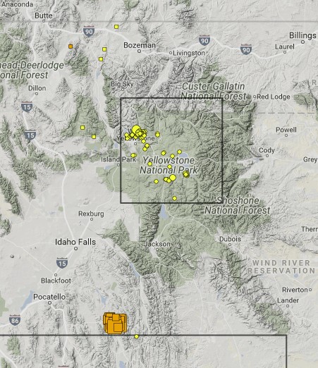 Soda Springs, Idaho earthquake swarm - September 4, 2017