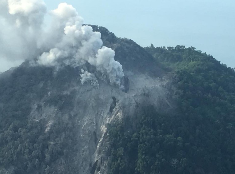 Kadovar volcano eruption - January 6, 2018