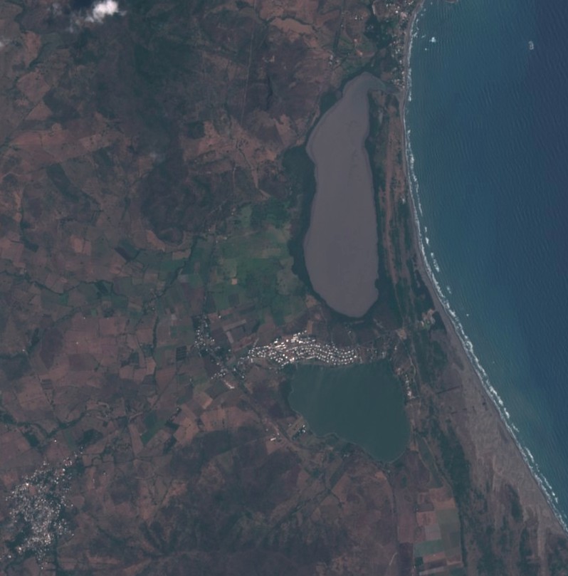 Laguna del Farallon on April 19, 2018. Credit: Copernicus EU/Sentinel-2, TW