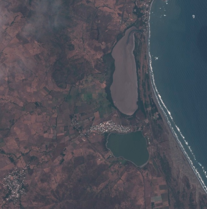Laguna del Farallon on April 19, 2019. Credit: Copernicus EU/Sentinel-2, TW