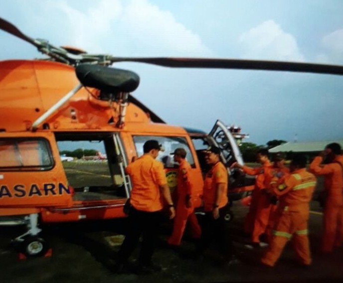 The last photo of the rescue team sent to help evacuate residents and injured people after the eruption at Mount Dieng on July 2, 2017