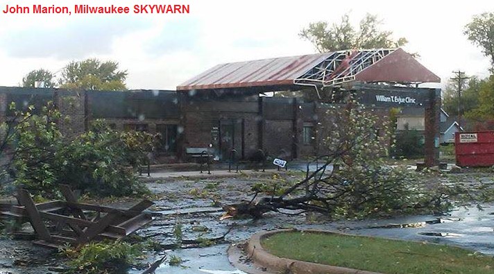 Madison tornado, October 7, 2017 - Damage