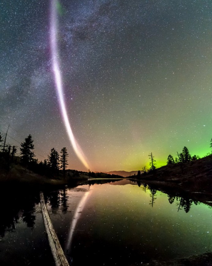 New featured discovered in the night sky - Steve. Copyright: Dave Markel Photography