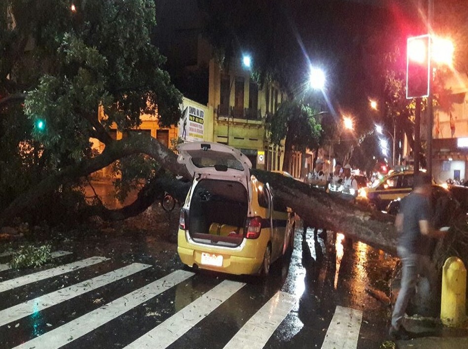 Rio de Janeiro, Brazil flood February 15, 2018