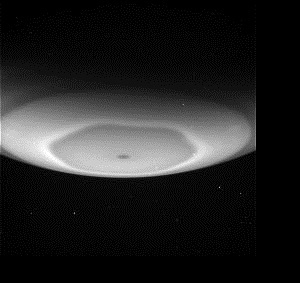 Close-up of Saturn's north pole July 18, 2017