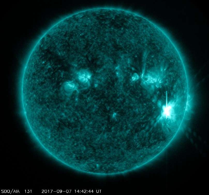 X1.3 solar flare September 7, 2017 - AIA 131