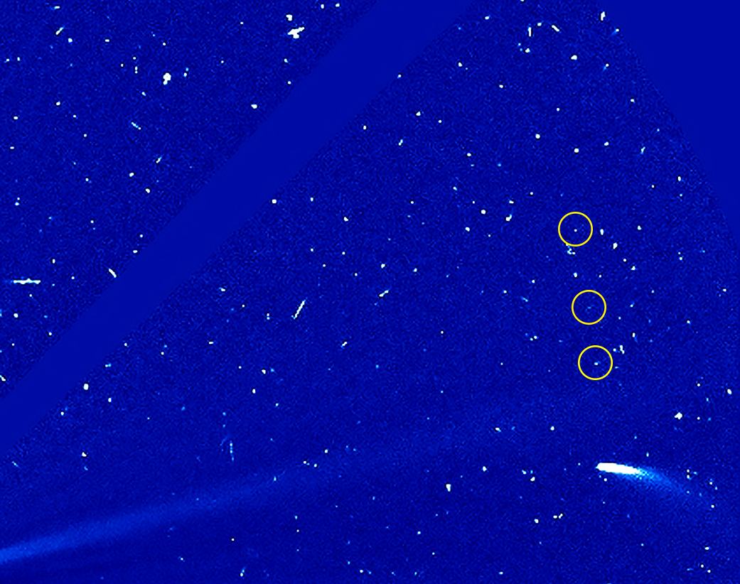 Observations of a third fragment indicate comet 96P is still evolving.