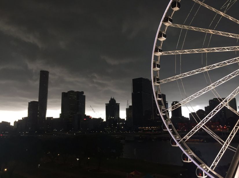 Storm approaching Brisbane, December 4, 2016