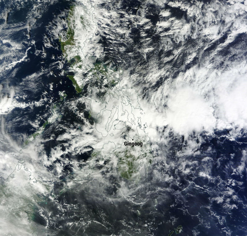 Philippines, January 17, 2017 - Suomi NPP/VIIRS satellite image 