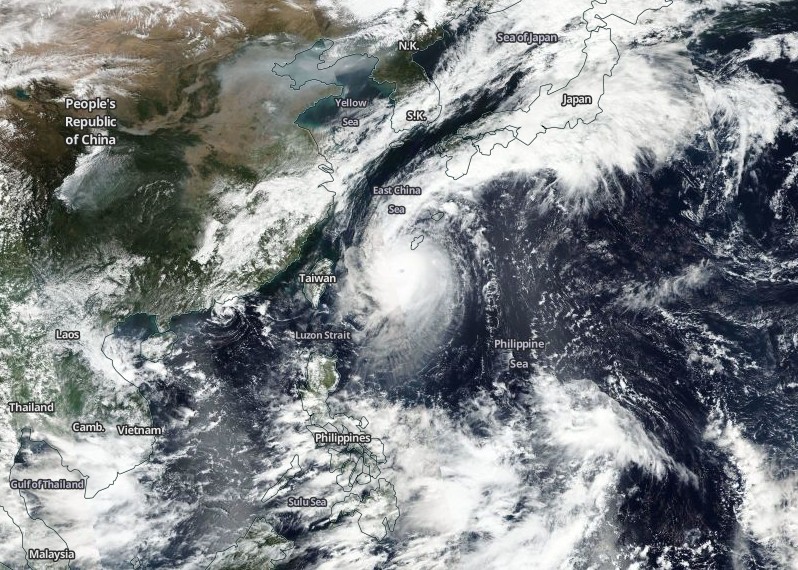 Super Typhoon Chaba on October 3, 2016 by Suomi NPP