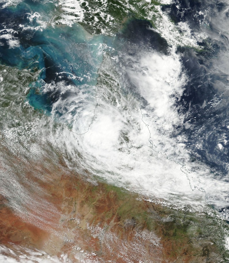 Tropical Cyclone Nora on March 25, 2018