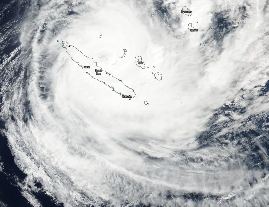 Tropical Cyclone Cook on April 10, 2017