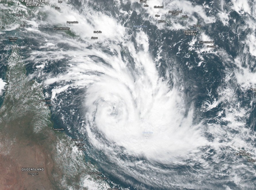 Tropical Cyclone Debbie on March 25, 2017