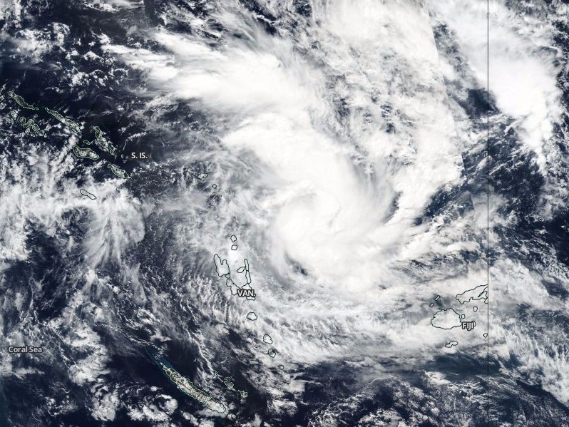 Tropical Cyclone Donna on May 3, 2017
