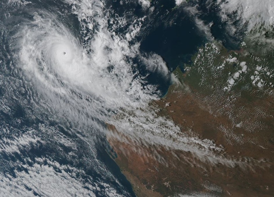 Tropical Cyclone Ernie on April 7, 2017