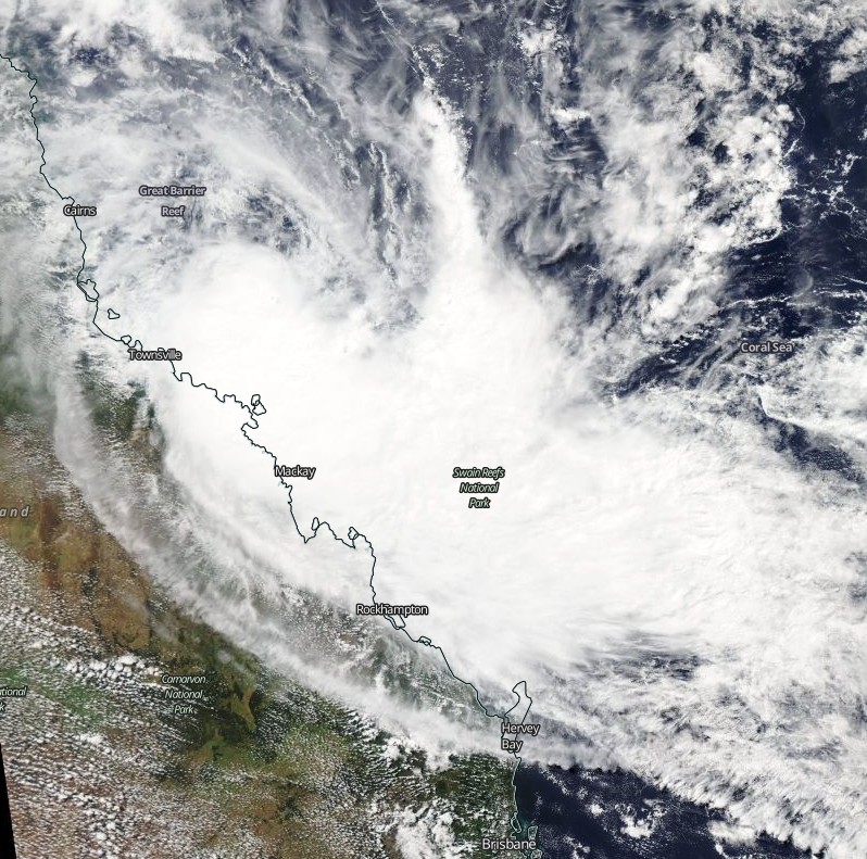 Tropical Cyclone Iris on April 3, 2018