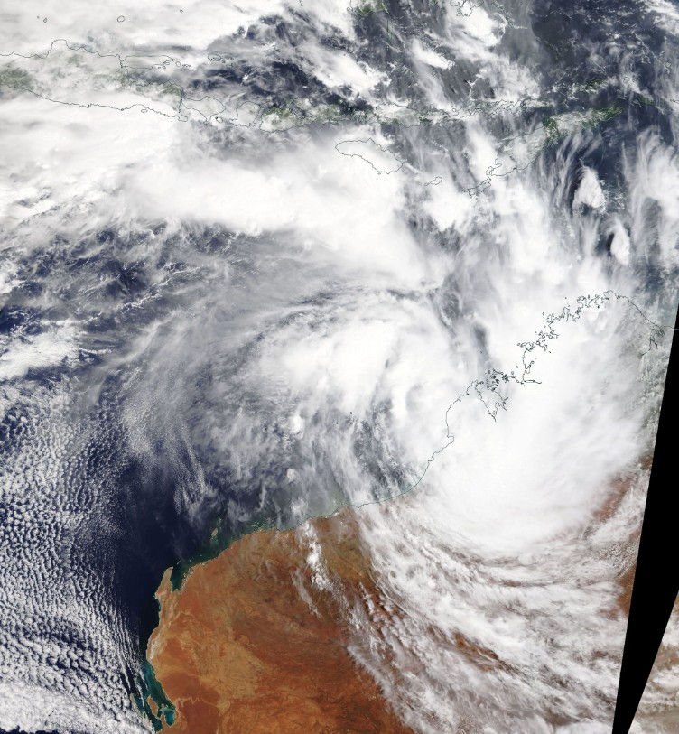 Tropical Cyclone Joyce on January 11, 2018